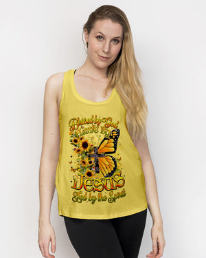 Blessed By God Butterfly Sunflowers Women's All Over Print Shirt - Tyqy0509253