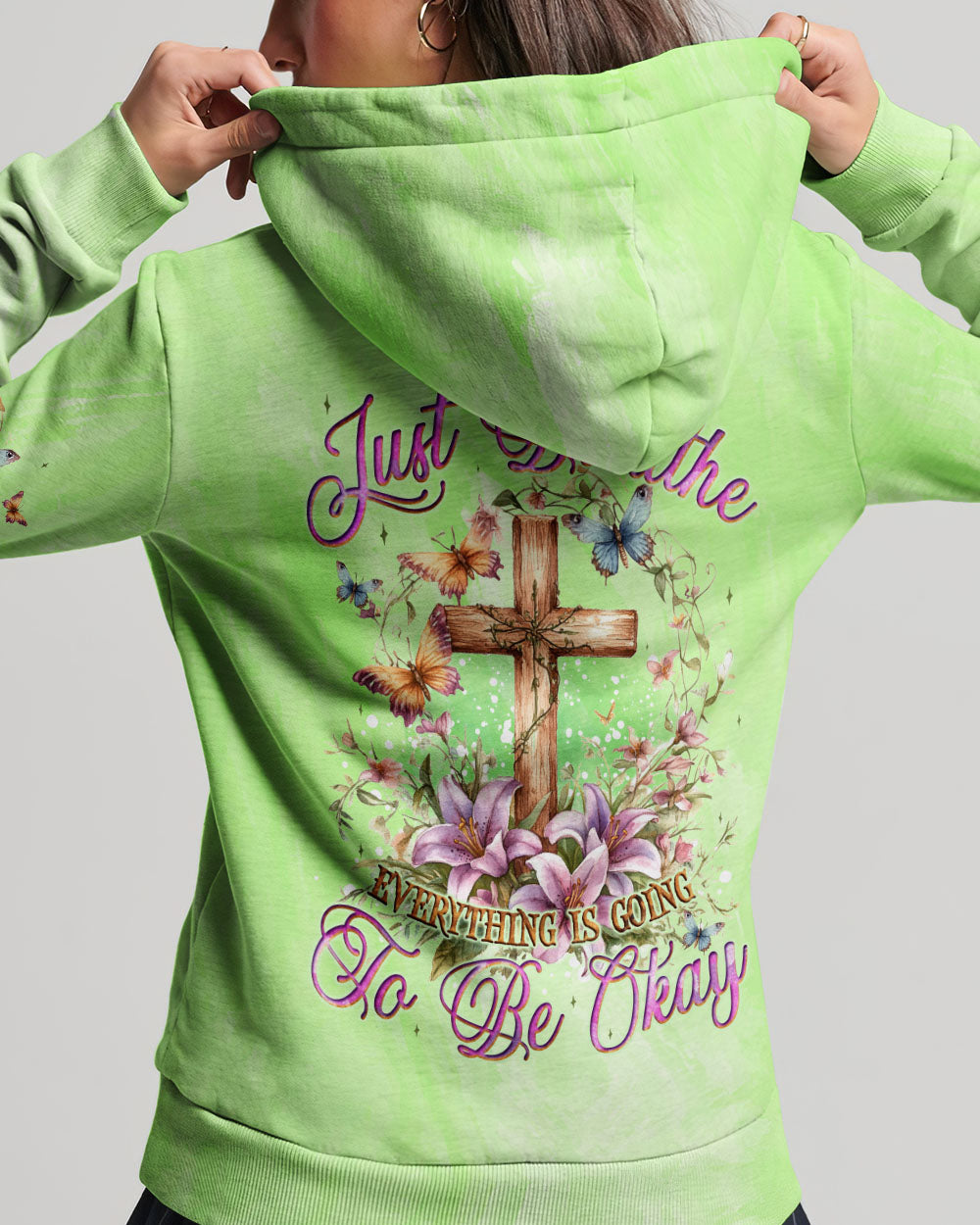 Just Breathe Women's All Over Print Shirt - Tyqy0609241