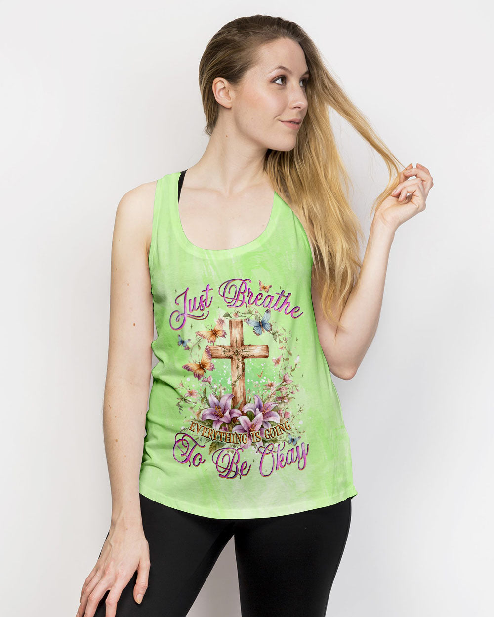 Just Breathe Women's All Over Print Shirt - Tyqy0609241