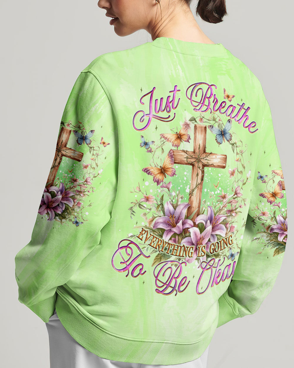Just Breathe Women's All Over Print Shirt - Tyqy0609241