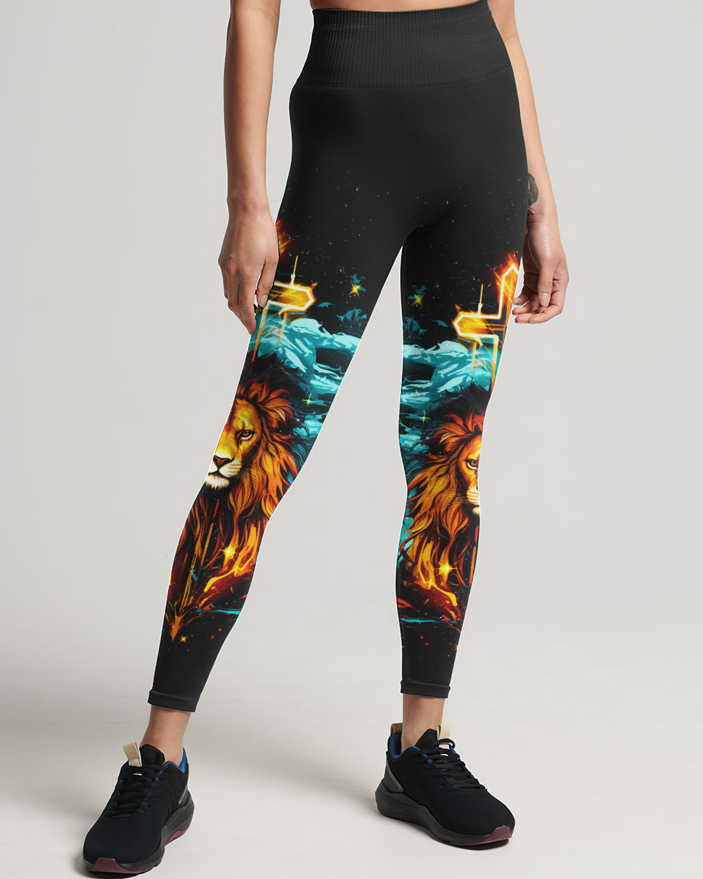 Be Strong In The Lord Lion Women's All Print Shirt - Tyqy0610232