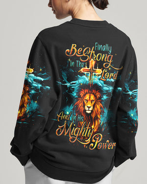 Be Strong In The Lord Lion Women's All Print Shirt - Tyqy0610232