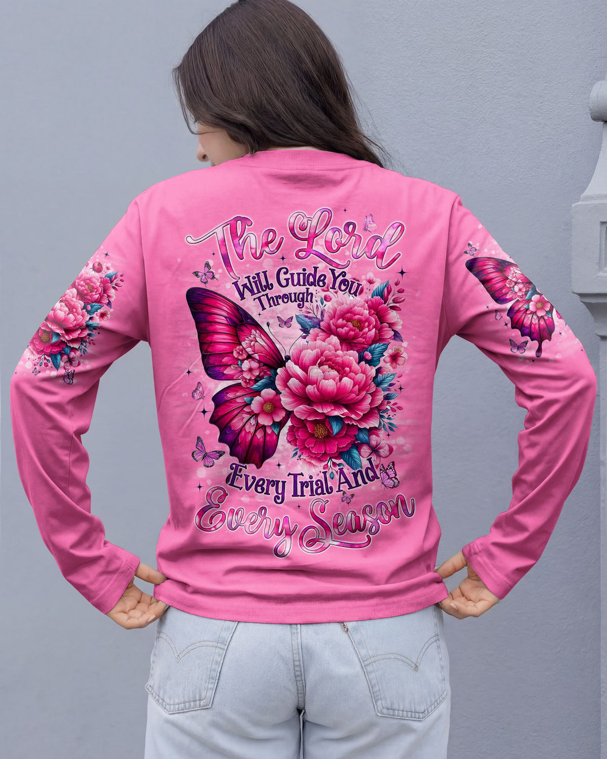 The Lord Will Guide You Butterfly Women's All Over Print Shirt - Tyqy0701261