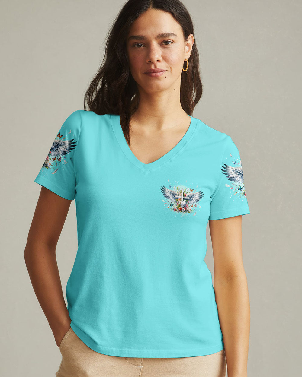 He Will Cover You With His Feathers Women's All Over Print Shirt - Tyqy0708241