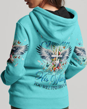 He Will Cover You With His Feathers Women's All Over Print Shirt - Tyqy0708241