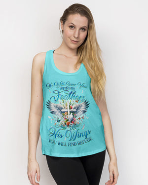 He Will Cover You With His Feathers Women's All Over Print Shirt - Tyqy0708241
