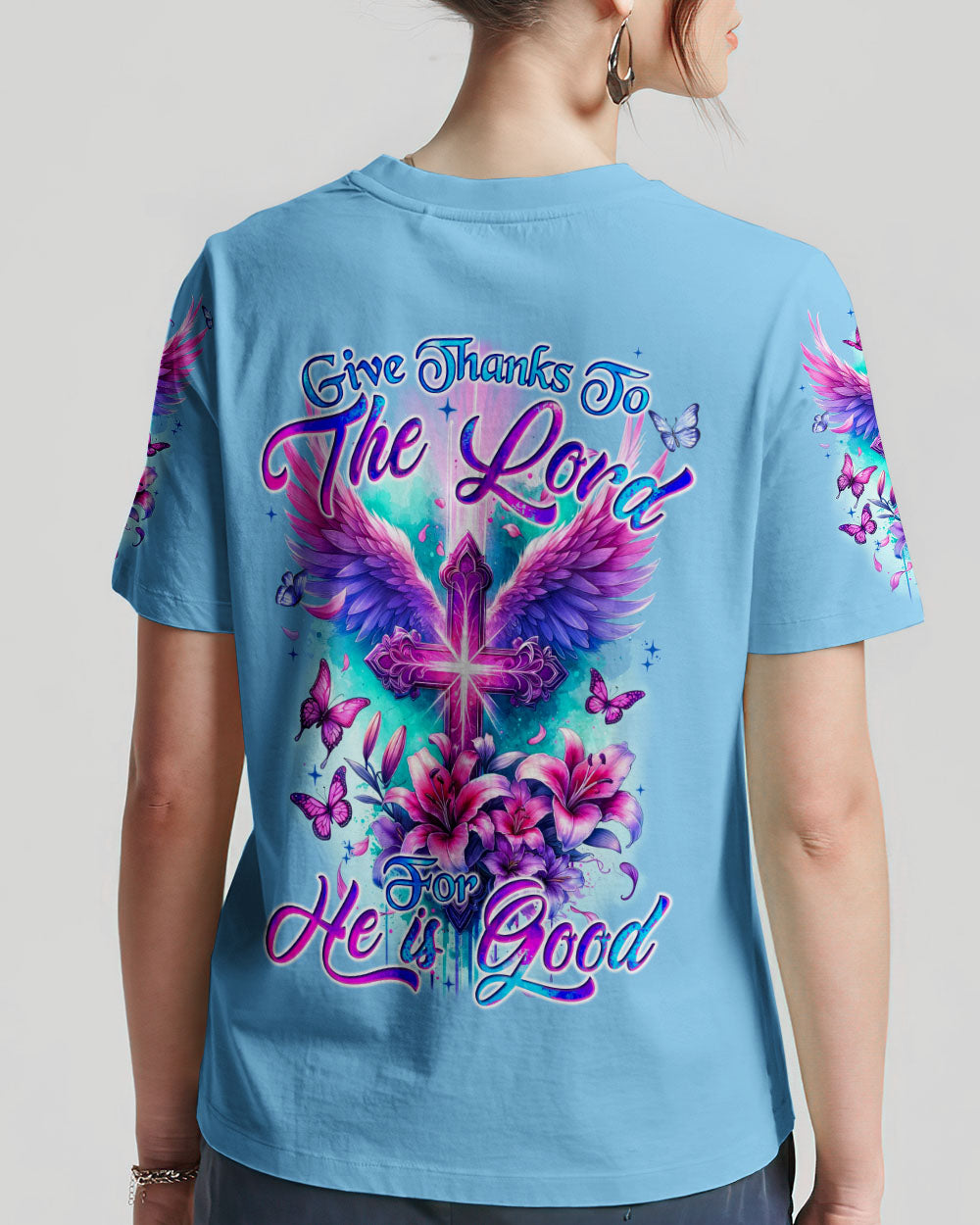 Give Thank To The Lord Women's All Over Print Shirt - Tyqy0801243