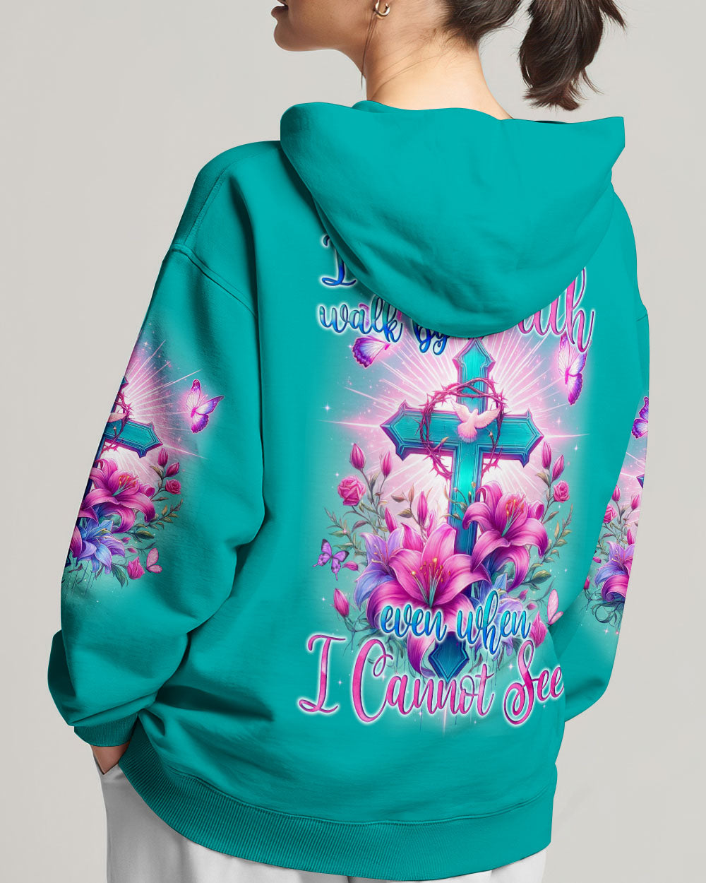 I Will Walk By Faith Women's All Over Print Shirt - Tyqy0805243