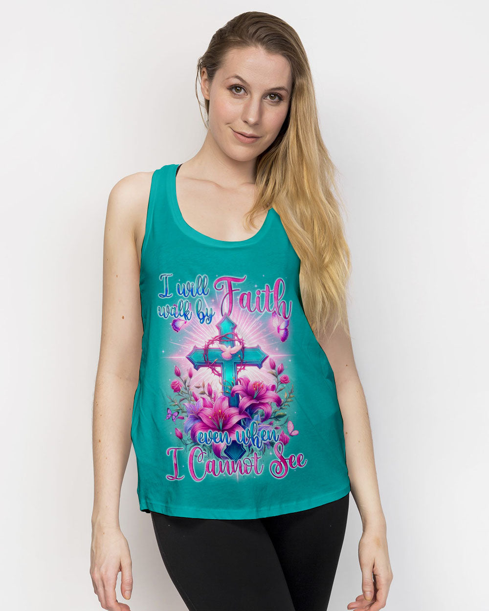 I Will Walk By Faith Women's All Over Print Shirt - Tyqy0805243