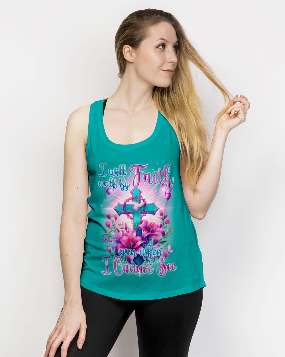 I Will Walk By Faith Women's All Over Print Shirt - Tyqy0805243