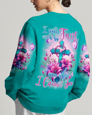 I Will Walk By Faith Women's All Over Print Shirt - Tyqy0805243