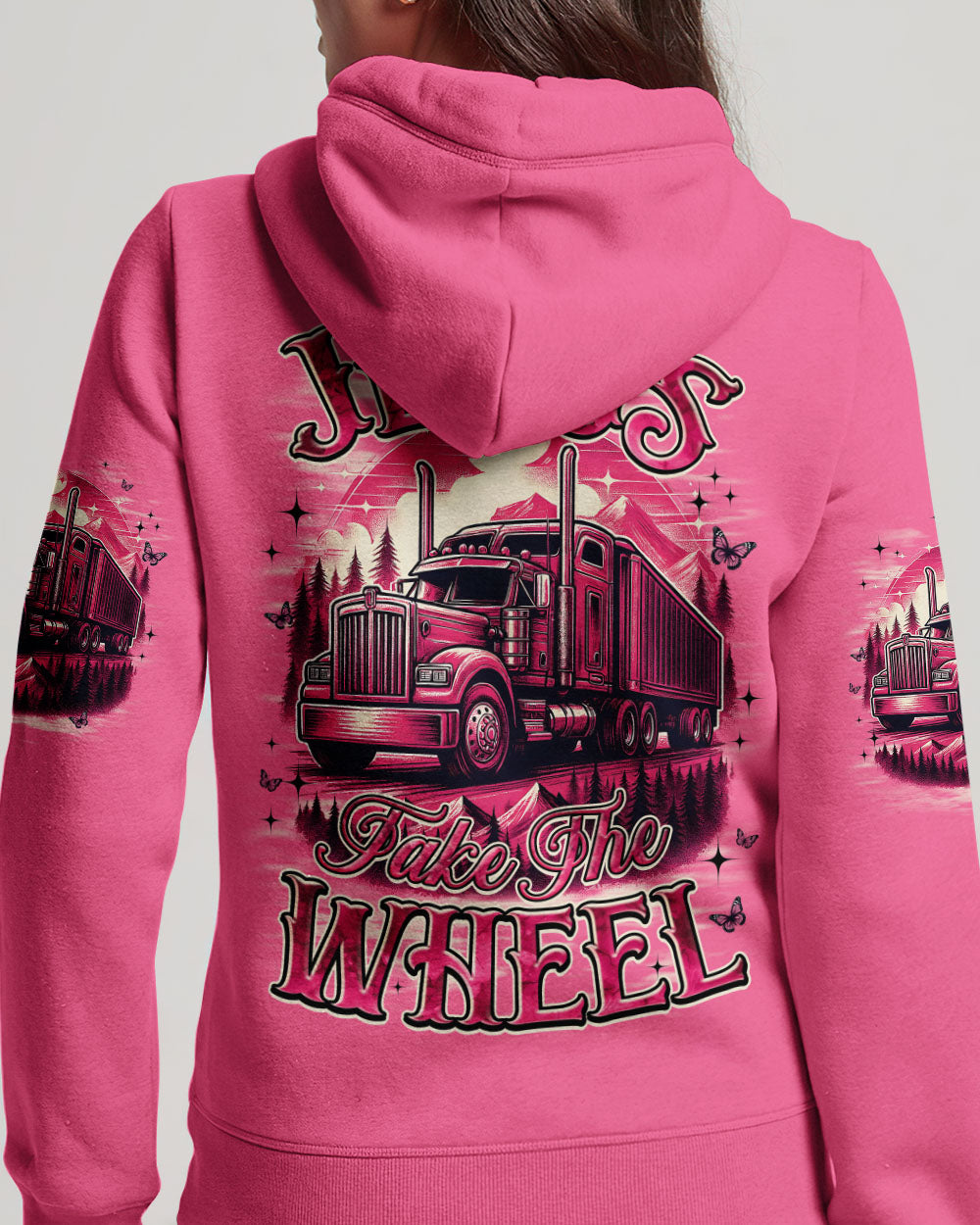 Jesus Take The Wheel Trucker Women's All Over Print Shirt - Tyqy0808253