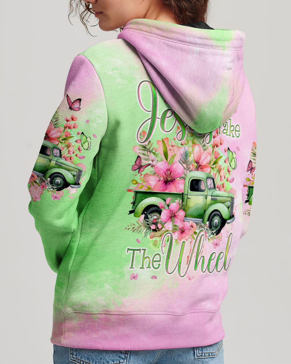 Jesus Take The Wheel Women's All Over Print Shirt - Tyqy0901241