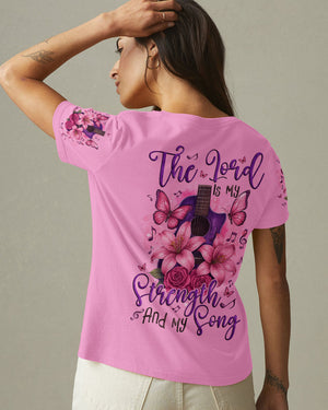 The Lord Is My Strength And My Song Guitar Women's All Over Print Shirt - Tyqy0904254