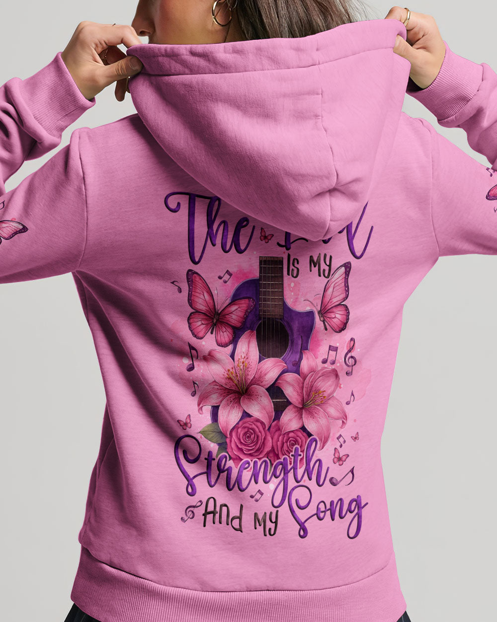 The Lord Is My Strength And My Song Guitar Women's All Over Print Shirt - Tyqy0904254