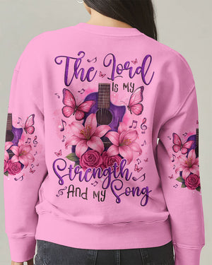 The Lord Is My Strength And My Song Guitar Women's All Over Print Shirt - Tyqy0904254