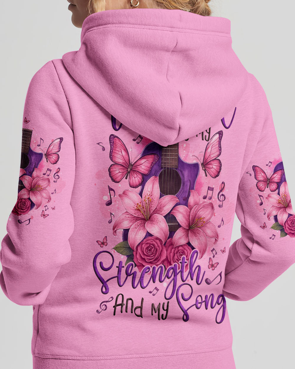 The Lord Is My Strength And My Song Guitar Women's All Over Print Shirt - Tyqy0904254
