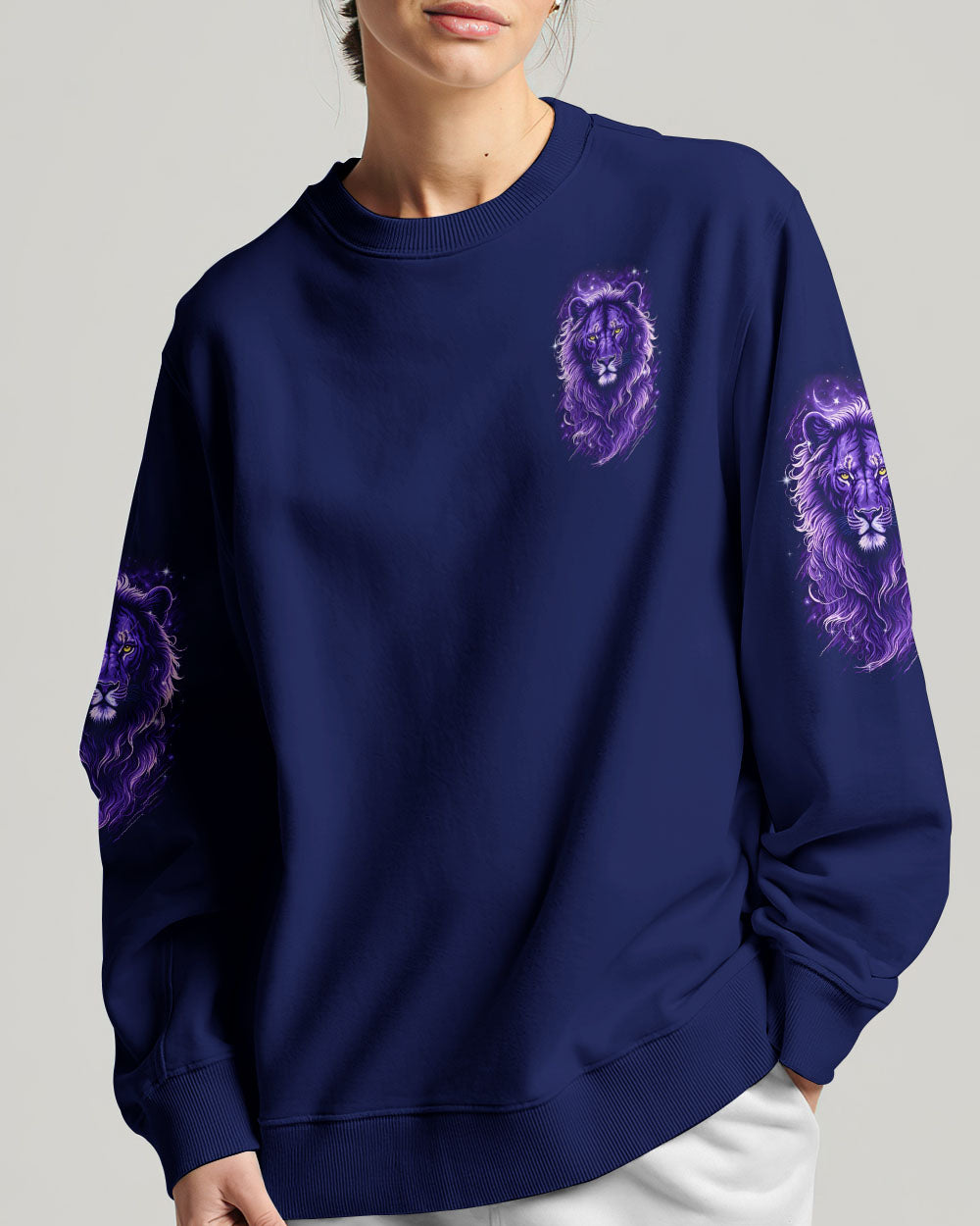 I Can Do All Things Lion Women's All Over Print Shirt - Tyqy0909251