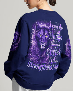 I Can Do All Things Lion Women's All Over Print Shirt - Tyqy0909251