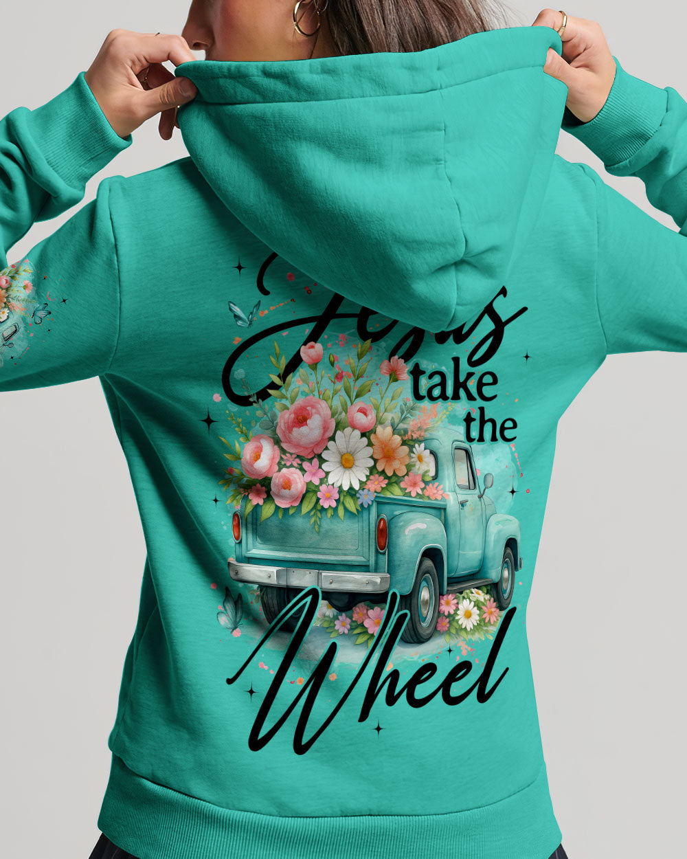 Jesus Take The Wheel Women's All Over Print Shirt - Tyqy0910251