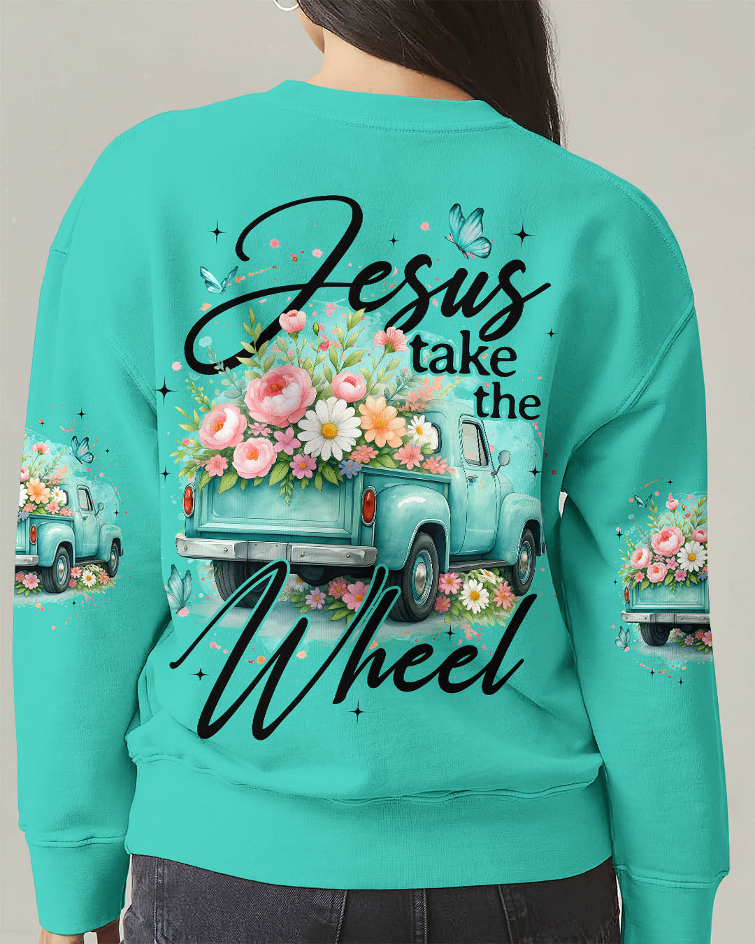 Jesus Take The Wheel Women's All Over Print Shirt - Tyqy0910251