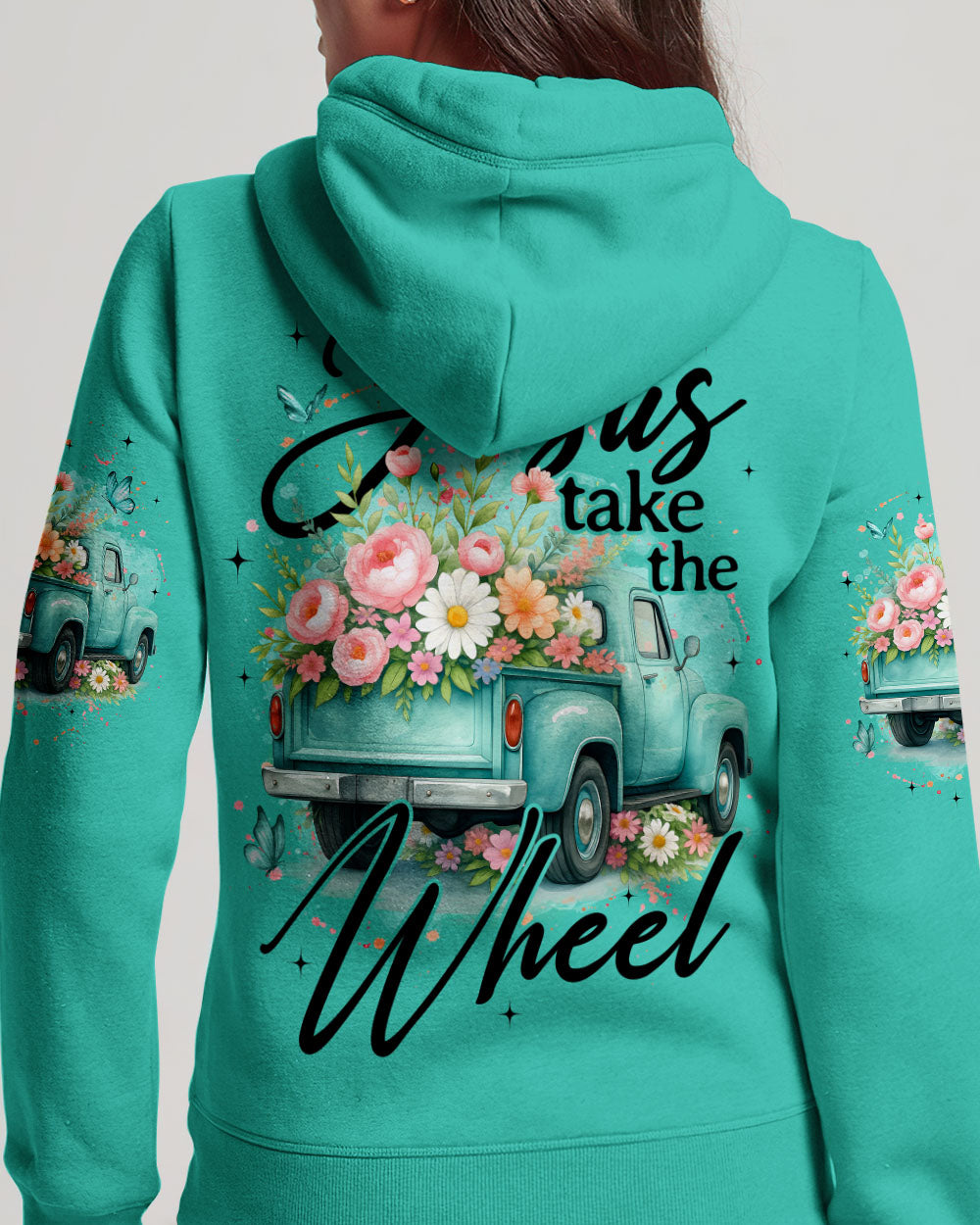 Jesus Take The Wheel Women's All Over Print Shirt - Tyqy0910251