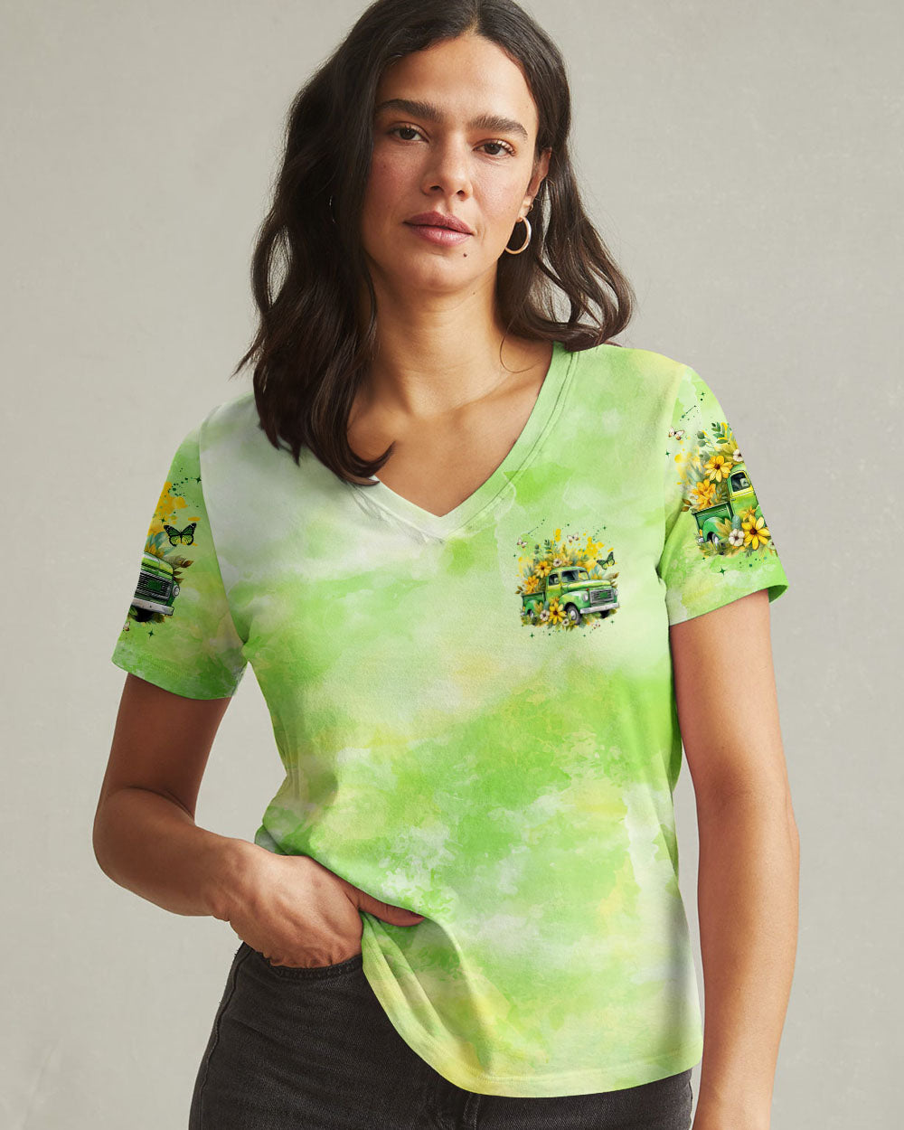 Jesus Take The Wheel Woman's All Over Print Shirt - Tyqy1001253