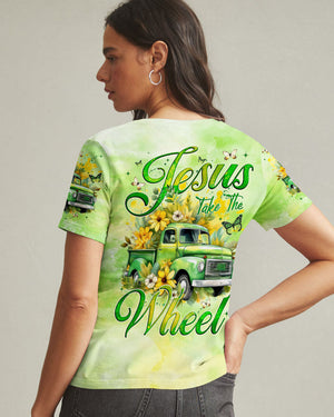 Jesus Take The Wheel Woman's All Over Print Shirt - Tyqy1001253