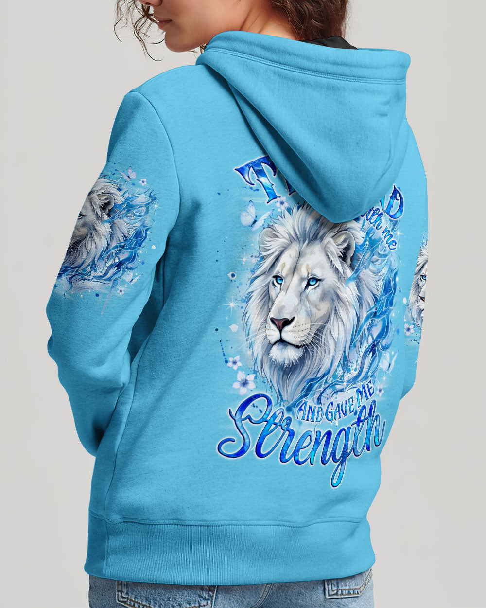 The Lord Stood With Me Lion Women's All Over Print Shirt - Tyqy1001262