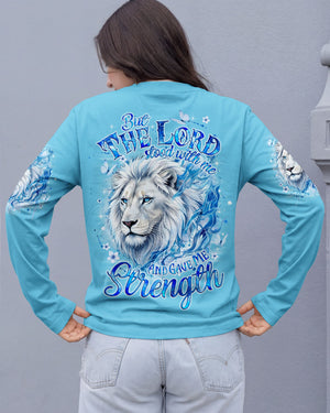 The Lord Stood With Me Lion Women's All Over Print Shirt - Tyqy1001262