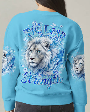 The Lord Stood With Me Lion Women's All Over Print Shirt - Tyqy1001262