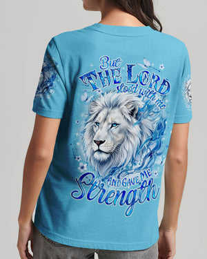 The Lord Stood With Me Lion Women's All Over Print Shirt - Tyqy1001262