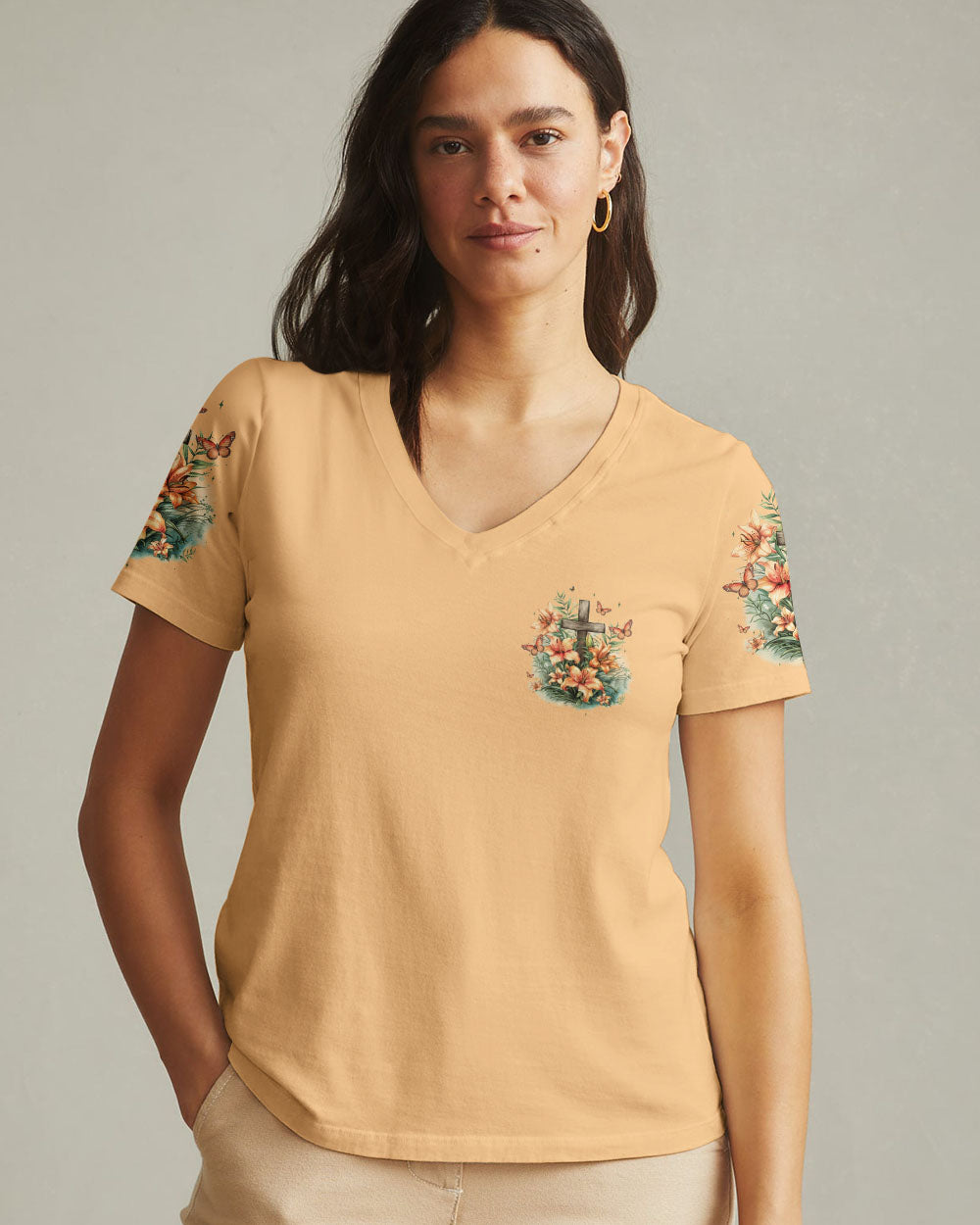 Thank You Jesus Women's All Over Print Shirt - Tyqy1009244