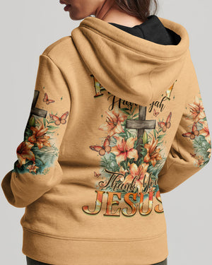 Thank You Jesus Women's All Over Print Shirt - Tyqy1009244