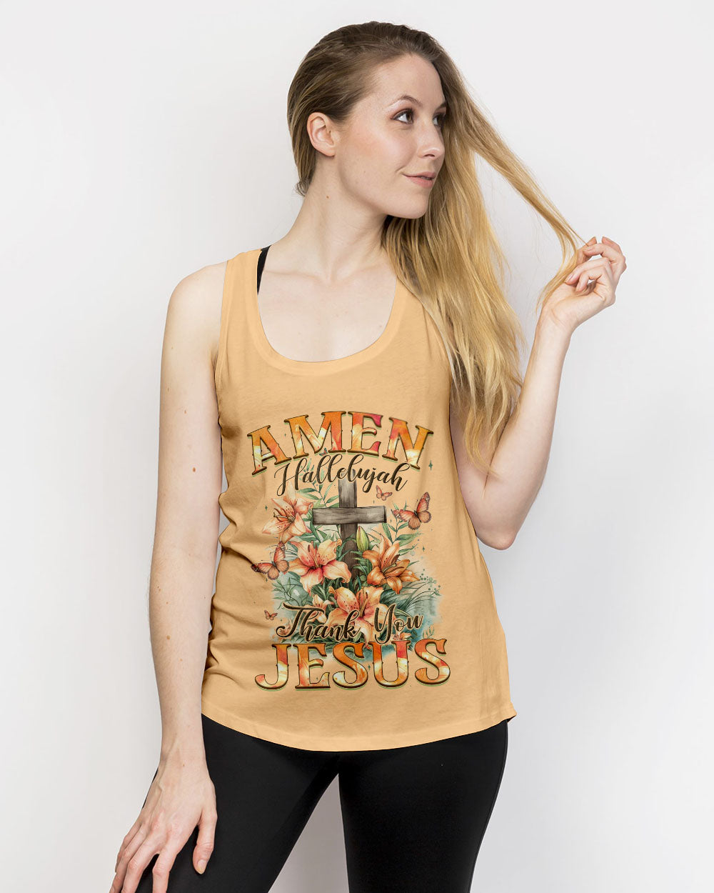 Thank You Jesus Women's All Over Print Shirt - Tyqy1009244