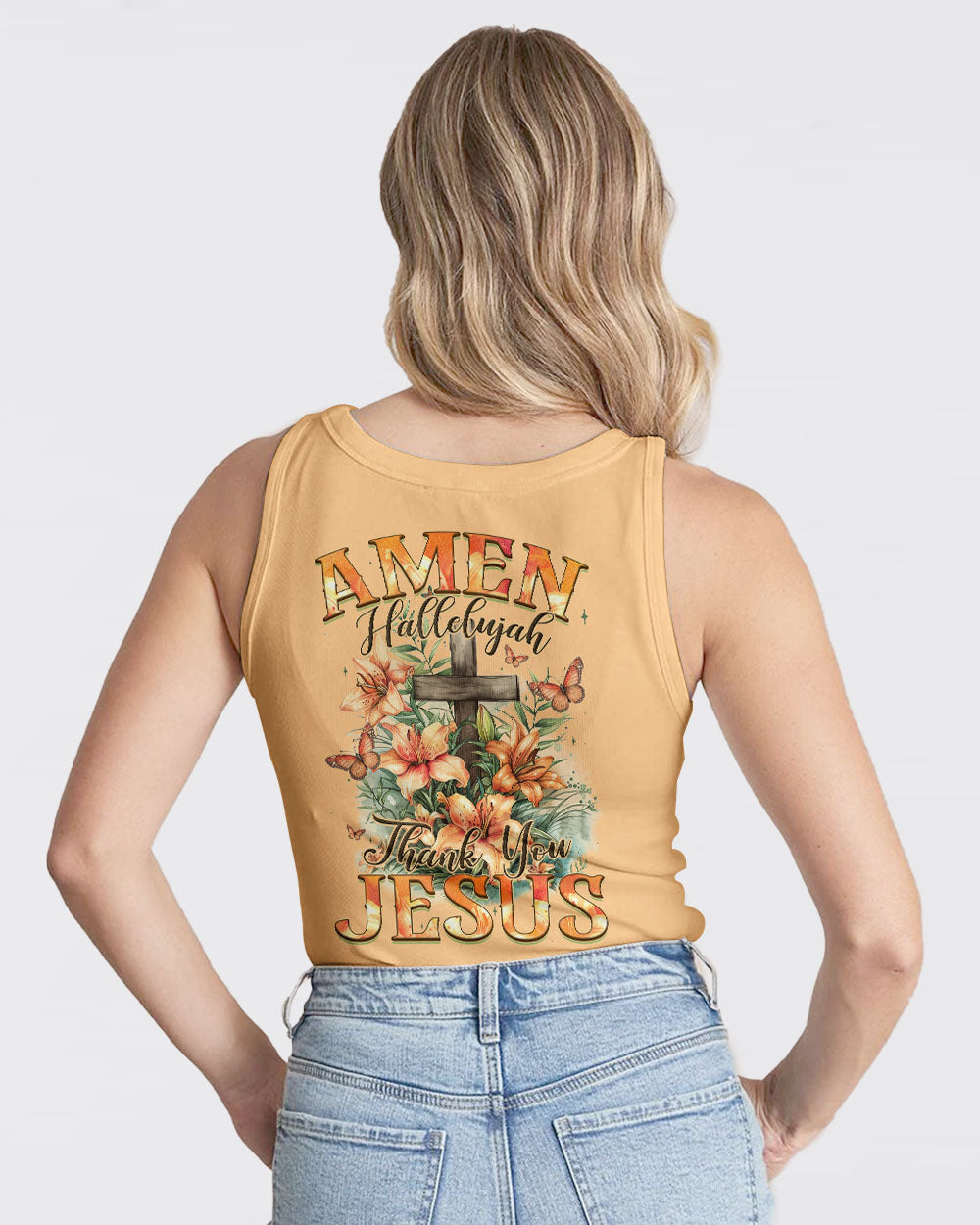 Thank You Jesus Women's All Over Print Shirt - Tyqy1009244