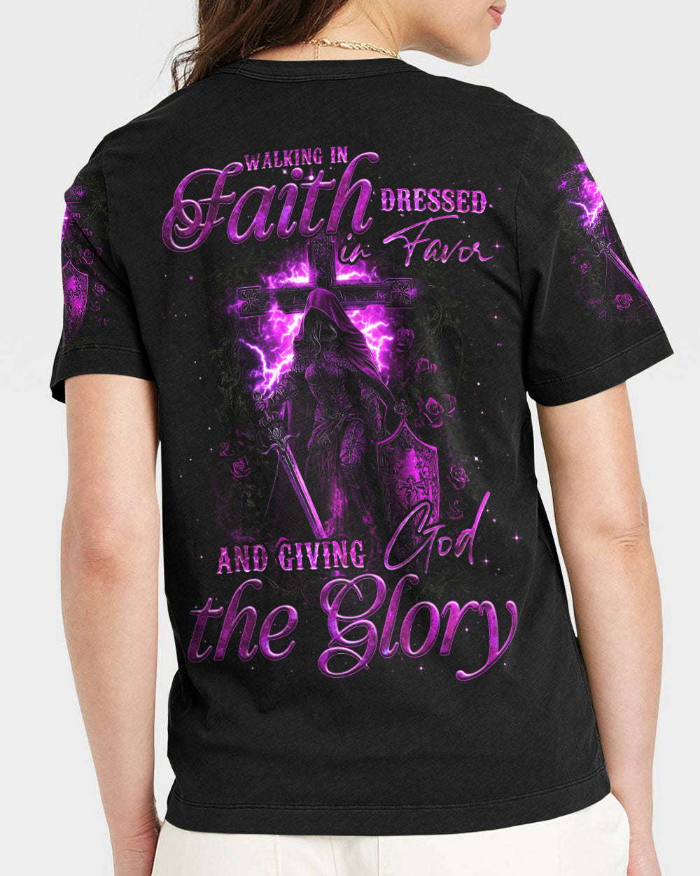 Giving God The Glory Women's All Over Print Shirt - Tyqy1012244