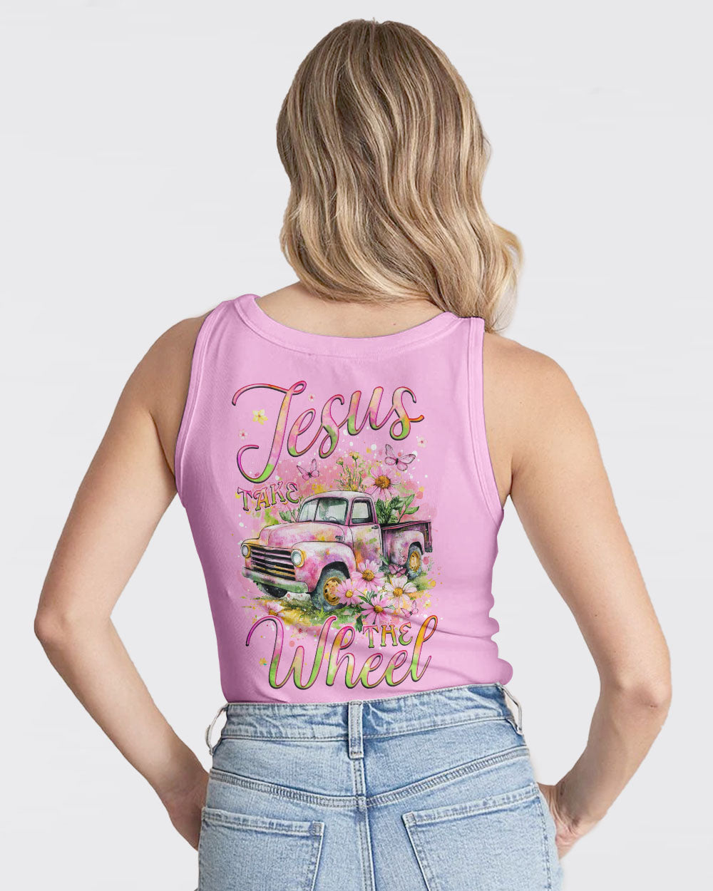 Jesus Take The Wheel Women's All Over Print Shirt - Tyqy1102253