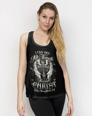 I Can Do All Things Cross Wings Women's All Over Print Shirt - Tyqy1102262