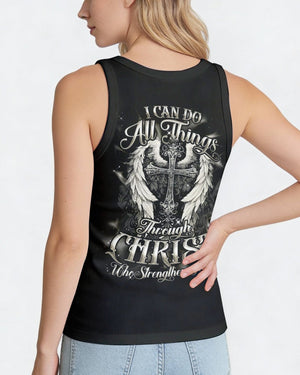 I Can Do All Things Cross Wings Women's All Over Print Shirt - Tyqy1102262