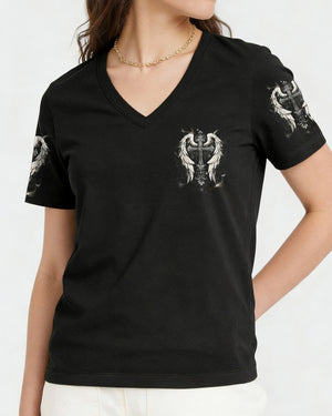 I Can Do All Things Cross Wings Women's All Over Print Shirt - Tyqy1102262
