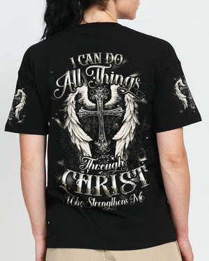 I Can Do All Things Cross Wings Women's All Over Print Shirt - Tyqy1102262