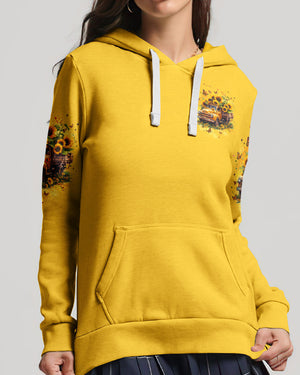Jesus Take The Wheel Sunflower Women's All Over Print Shirt - Tyqy1104252