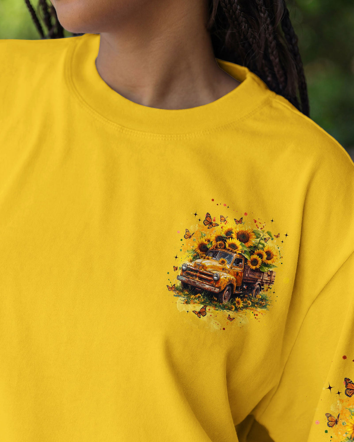 Jesus Take The Wheel Sunflower Women's All Over Print Shirt - Tyqy1104252