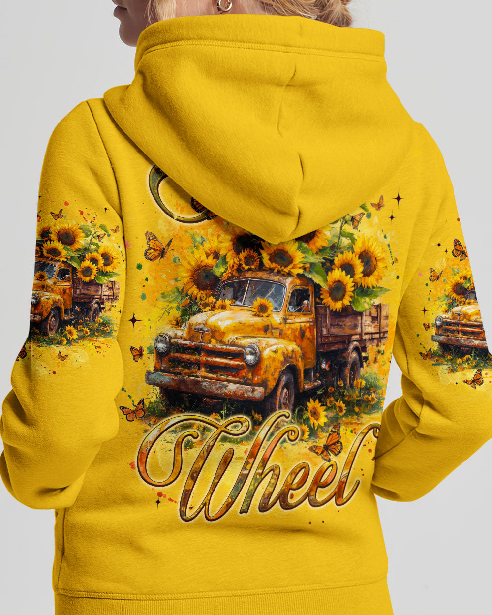Jesus Take The Wheel Sunflower Women's All Over Print Shirt - Tyqy1104252