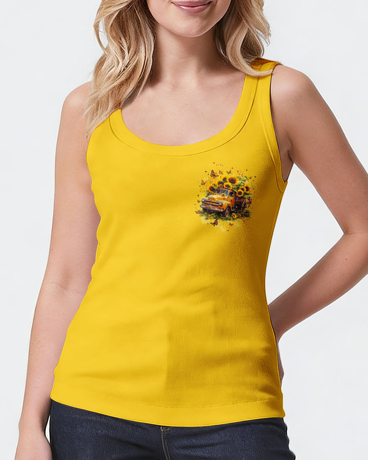 Jesus Take The Wheel Sunflower Women's All Over Print Shirt - Tyqy1104252