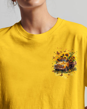 Jesus Take The Wheel Sunflower Women's All Over Print Shirt - Tyqy1104252