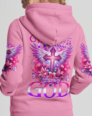 Behind Every Strong Woman There Is God Women's All Over Print Shirt - Tyqy1106241
