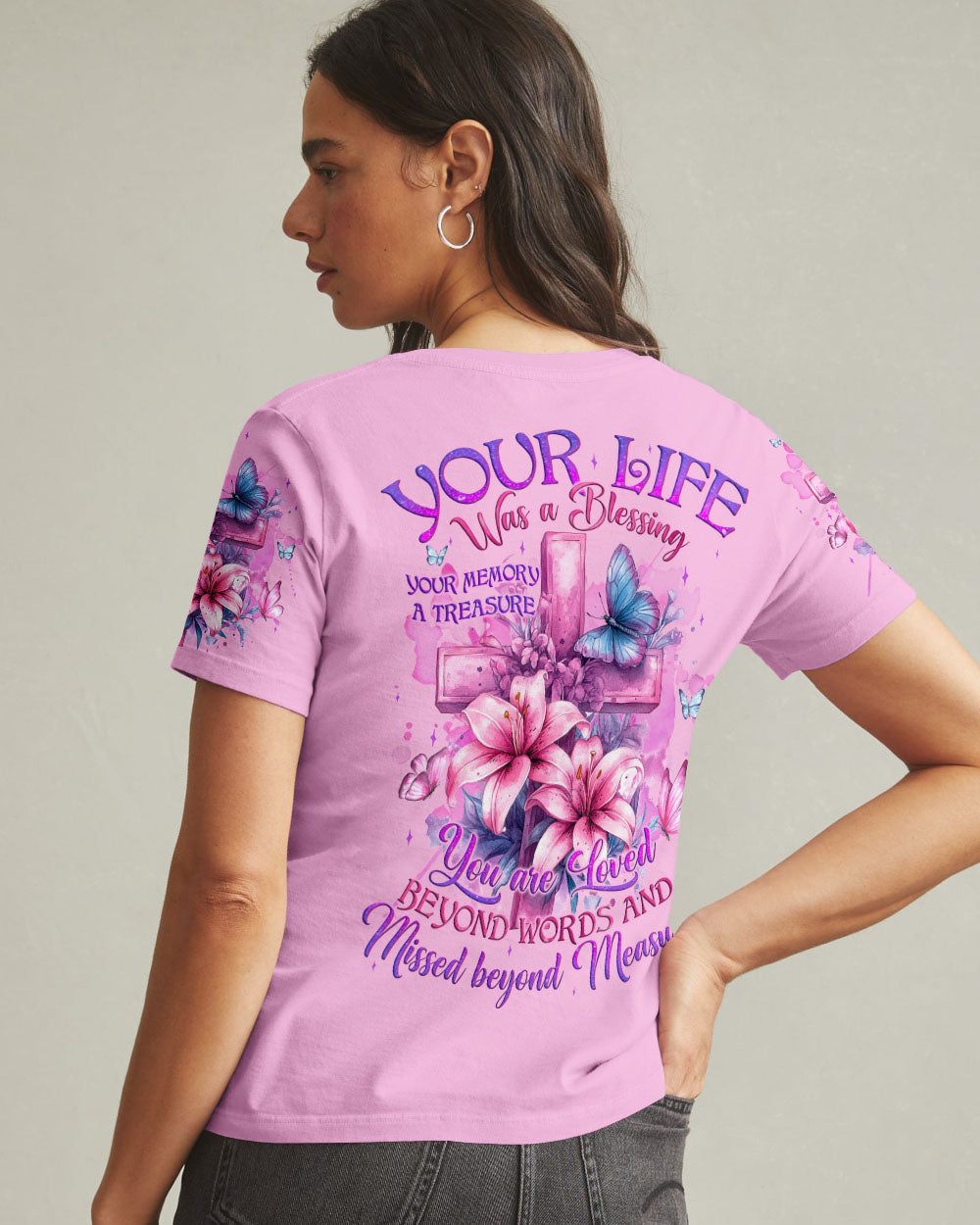 Your Life Was Blessing Women's All Over Print Shirt - Tyqy1110242