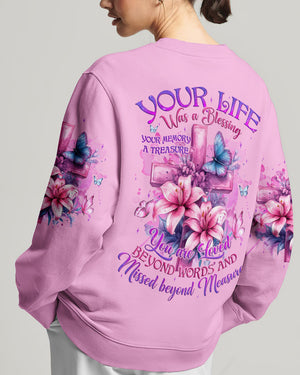 Your Life Was Blessing Women's All Over Print Shirt - Tyqy1110242